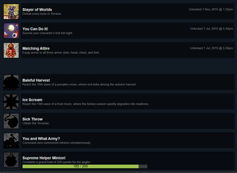 PC - Probelm with Steam Achievements. | Terraria Community Forums