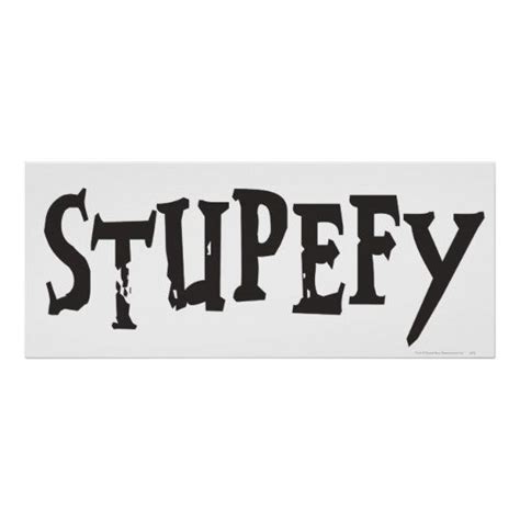 Harry Potter Spell | Stupefy Stunning Spell Poster | Zazzle | Harry ...