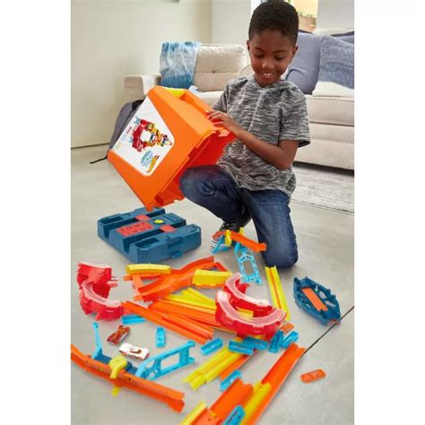 Hot Wheels Tor Samochodowy Megazestaw Podw Jny Nap D Wyspaszkrabow Pl