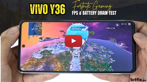 Vivo Y36 Fortnite Gaming Test Snapdragon 680 90Hz Display ICTfix