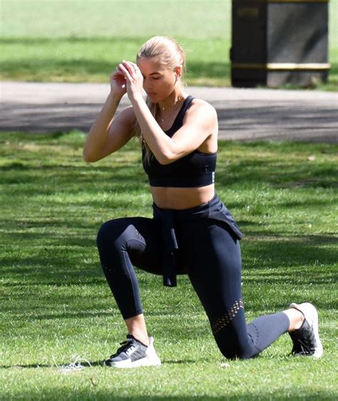 ARABELLA CHI Workout at a Park in London 04/15/2020 – HawtCelebs