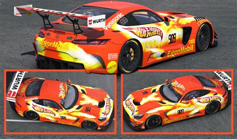 Mercedes AMG GT Hot Wheels By Clyde Coman Trading Paints