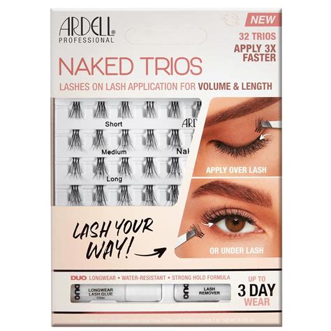 Amazon Ardell Naked Lashes Trios Kit Trios Pack Beauty Personal Care