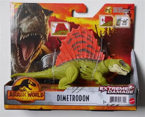 MATTEL JURASSIC WORLD Dominion Extrem Damage Dimetrodon Dinosaurier