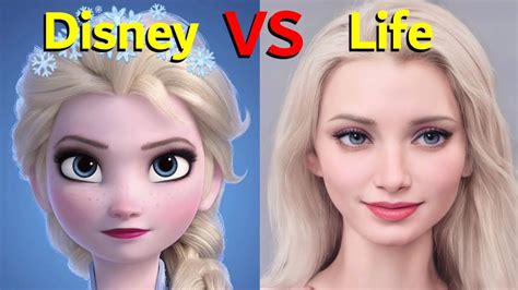 Realistic versions of disney characters cartoon vs life – Artofit