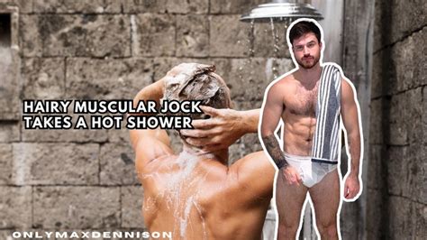 Hairy Muscular Jock Takes A Hot Shower Onlymaxdennison Clips4sale