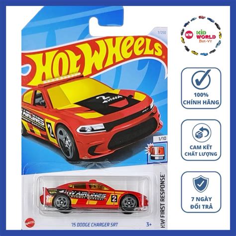 Xe mô hình Hot Wheels basic Police Cảnh sát Dodge Charger SRT HTB Shopee Việt Nam