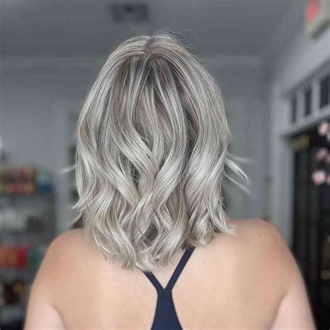 Gorgeous Platinum Blonde Balayage Hairstyles HAIRS