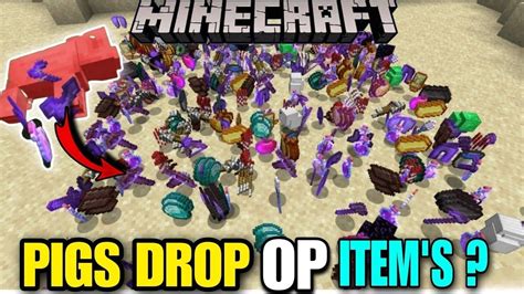 Minecraft But Pigs Drop Op Item In Minecraft 1 20 MP KARAN YT