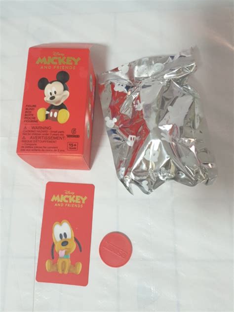 Miniso Mickey Blind Box Pluto Toys Games Bricks Figurines On