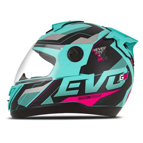 Capacete Feminino Masculino Fechado Para Moto Integral Pro Tork G Evo