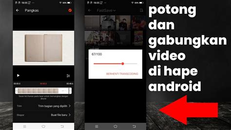 Cara Memotong Dan Menggabungkan Video Di HP Android YouTube