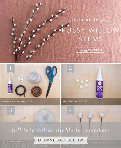 Diy Pussy Willow Branches For Spring Lia Griffith