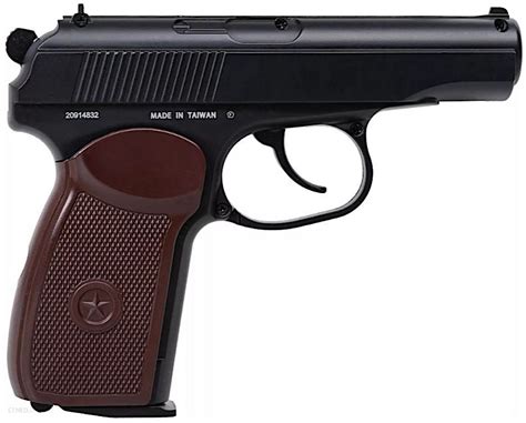 Kwc Pm Makarov Non Blowback Co2 Pellet Pistol Table Top Review — Replica Airguns Blog Airsoft