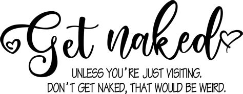 Get Naked Wall Decal Vinyl Bathroom Wall Art Stickers Funny Bathroom Wall Decal Walmart