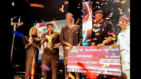 Layi Wasabi Wins Revelation Of The Year Award At The Nigeria Comedy