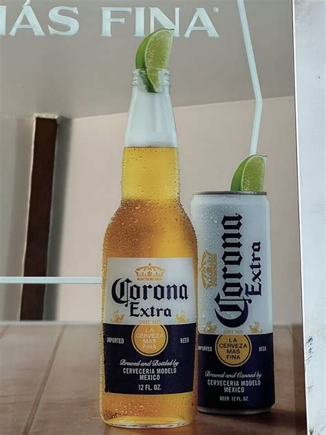 Corona Beer Lime Glass Mirror Bar Sign Game Room Man Cave Tiki Bar