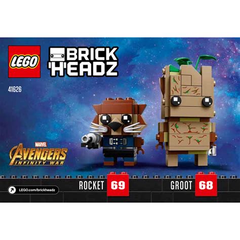 Lego Groot Rocket Set Instructions Brick Owl Lego Marketplace