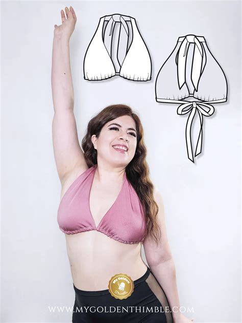 Aster Bikini Top Pattern My Golden Thimble