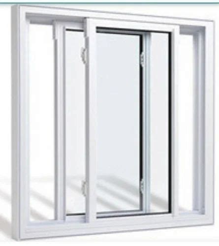 Laminated Glass Upvc Three Track Sliding Window At Rs 600 00 Sq Ft In