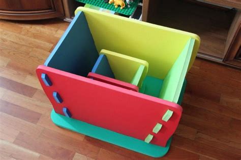 Детская мебель Wonder Toys Детский сборный табурет и столик из мягких ...