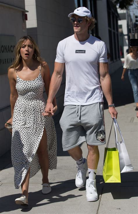 Chloe Bennet And Logan Paul Out Shopping In Beverly Hills 07122018