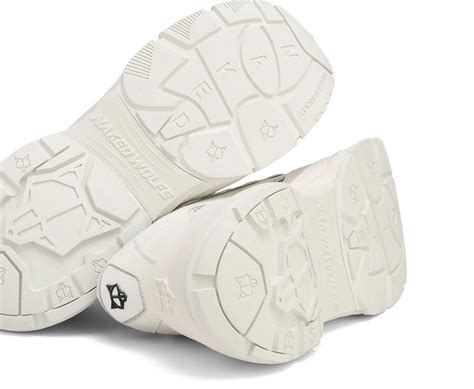 Gi Y Naked Wolfe Flip White Cow Leather Authentic Shoes