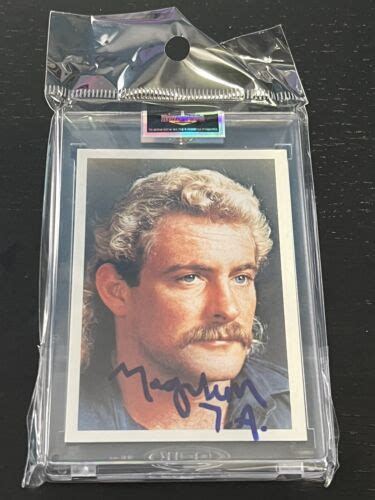 1988 Wonderama NWA Card Magnum TA Signed Autograph WCW DUSTY RHODES RIC