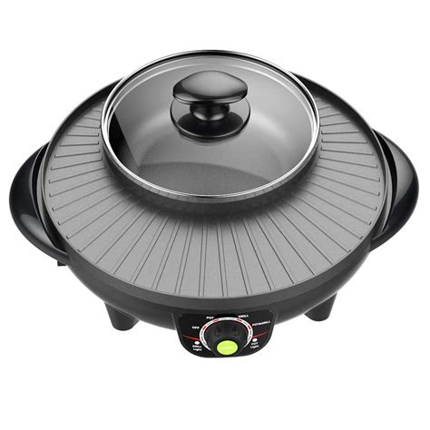 Liven W Electric Grill With Hot Pot From Xiaomi Youpin Non Stick Gear Adjustment Alexnld