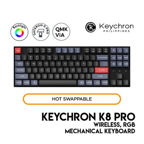Keychron K Pro Qmk Mechanical Keyboard Tkl Wired Bluetooth Rgb Hot Swap Qmk Via Lazada Ph