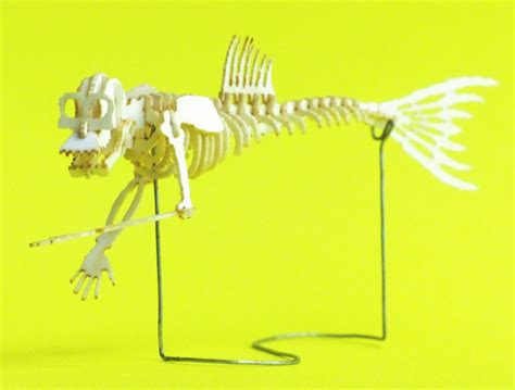 Fiji Mermaid Skeleton Mini 3D Puzzle - POTUS31