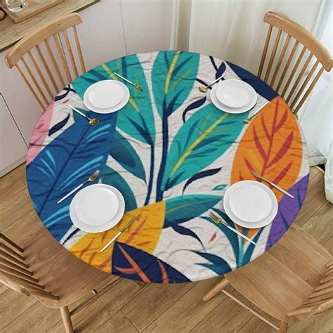 Onetech Garden Table Cover Round Table Cover Waterproof Table Cover