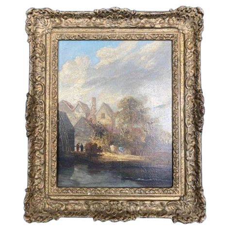 19th Century Old English Landscape Oil Painting At 1stdibs Old