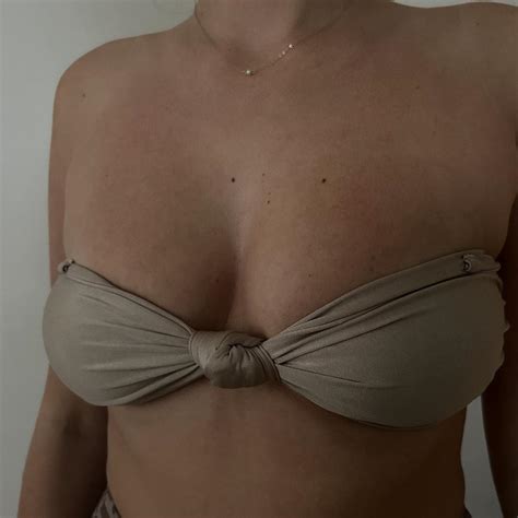 Glassons Strapless Bikini Top Never Worn Size Depop