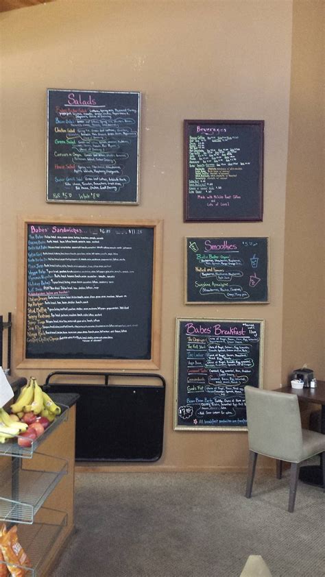 Menu At Babe S Bakery Grants Pass