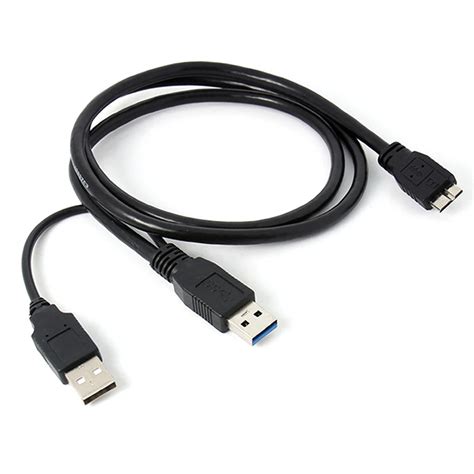 Buy Maha 0 5m High Speed Dual Usb 3 0 A Male To Micro B Y Cable Move Hard Disk