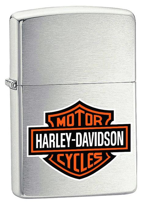 Zippo Harley Davidson Brushed Chrome Lighter Buy Online At The Nile