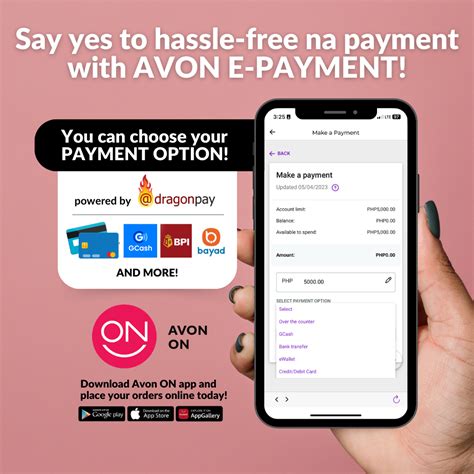 EASY PAYMENT WITH AVON E-PAYMENT!