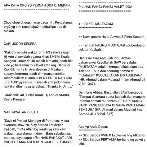 Contoh Doa Di Mekah