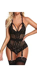 Amazon Donnalla Women Sexy Lingerie Set Two Piece Lace Bra And Panty Set Bralette Sleepwear