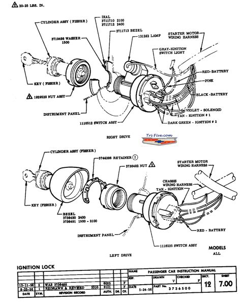 Chevy Ignition Switch Wiring Diagram