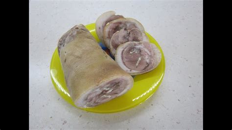 Рецепт Рулета из свиной рульки, Свиной рулет. Очень вкусно. Домашняя ...