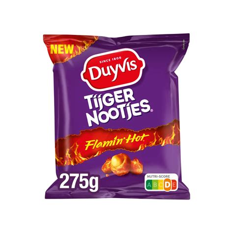 Duyvis Tijger Nootjes Flamin Hot 275g