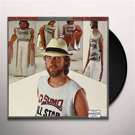 Mike Rutherford ACTING VERY STRANGE Vinyl Record