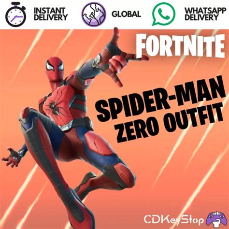 Spider Man Zero Outfit Fortnite For Sale Picclick Uk