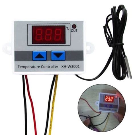 V Digital Led Temperatur Regler Thermostat Schalter Wasserdichte