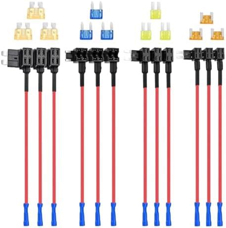 Amazon 12PCS Car Fuse Taps 12V Add A Circuit Adapter And Fuse Kit