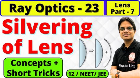 Ray Optics Silvering Of One Surface Of Lens Silvered Lens Class