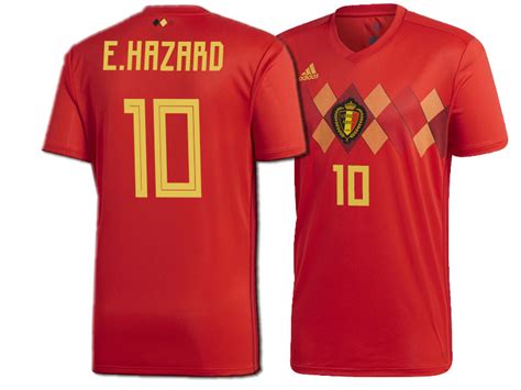 Belgium Eden Hazard 2018 World Cup Home Jersey Red