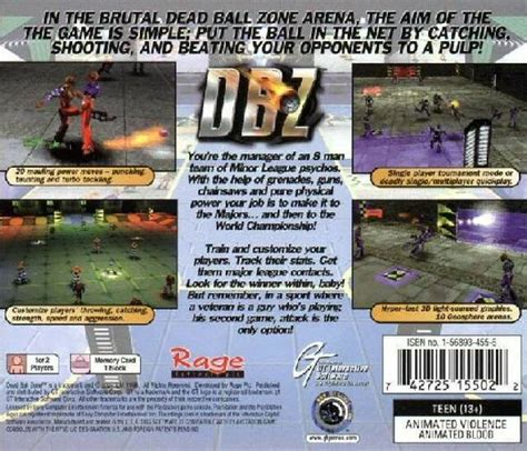 Dead Ball Zone Box Shot For Playstation Gamefaqs